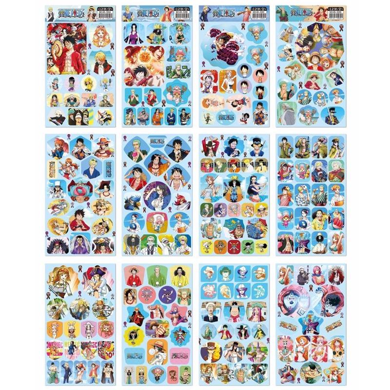 (12 tấm) Ảnh dán sticker ONE PIECE album ảnh dán anime idol dễ thương