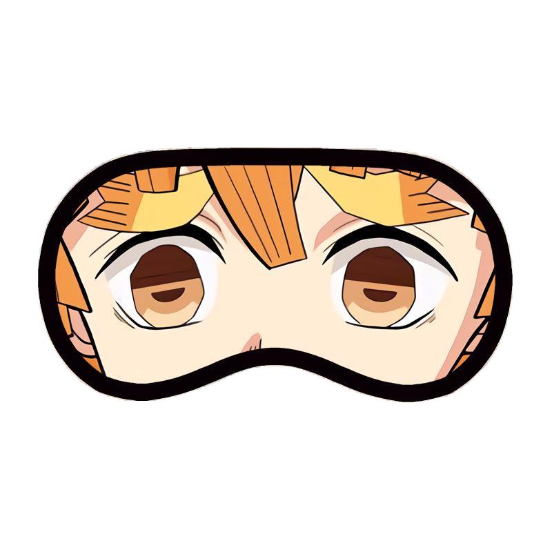 Bịt mắt KIMETSU NO YAIBA trụ cột miếng che mắt ngủ in hình anime chibi