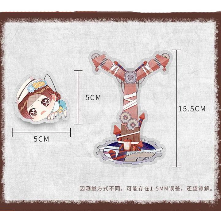 ( chữ T ) Mô hình standee Identity V hình cây treo móc khóa Nhân Cách Thứ Năm anime acrylic thiết kế sáng tạo thông minh