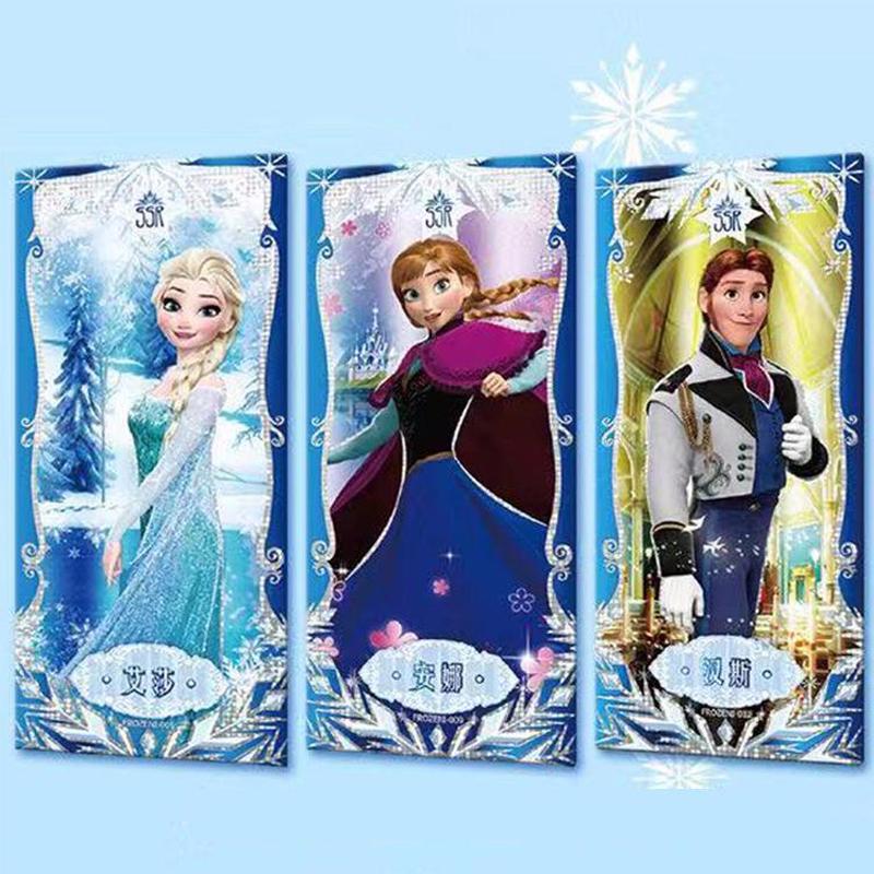 Set 8 cái ảnh thẻ nhân vật phim hoạt hình NỮ HOÀNG BĂNG GIÁ FROZEN anime chibi xinh xắn