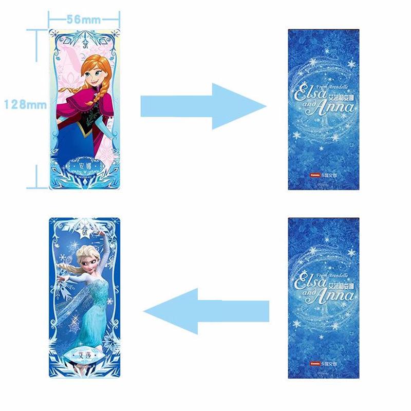 Set 8 cái ảnh thẻ nhân vật phim hoạt hình NỮ HOÀNG BĂNG GIÁ FROZEN anime chibi xinh xắn
