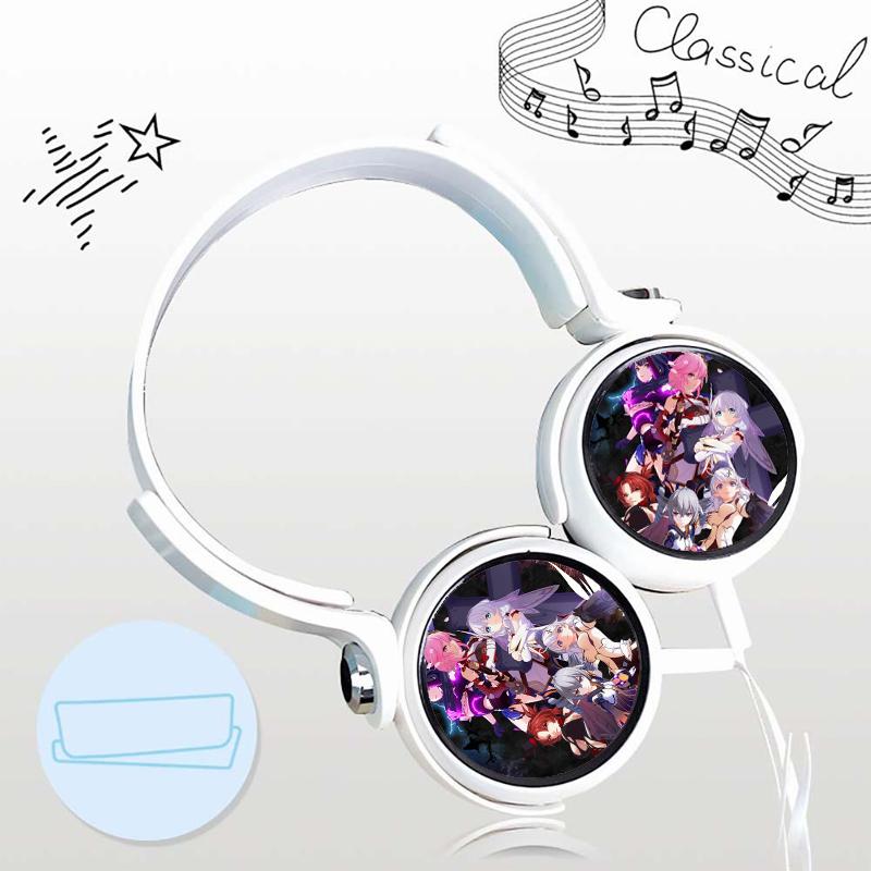 Tai nghe Honkai Impact thiết kế thông minh cá tính cắm dây có mic