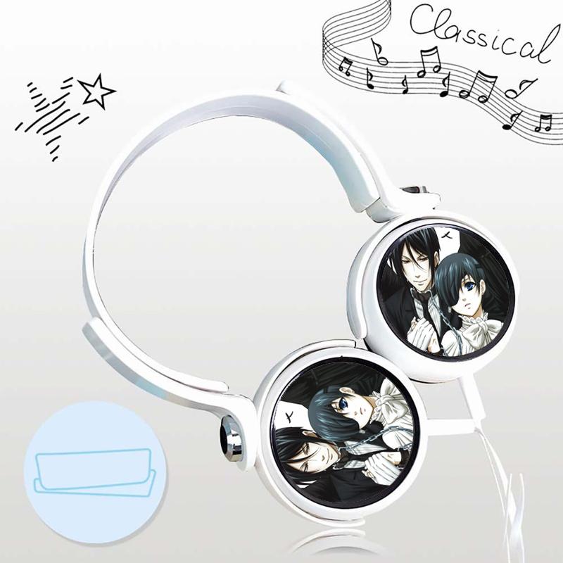 Tai nghe Hắc Quản Gia thiết kế thông minh cá tính cắm dây có mic