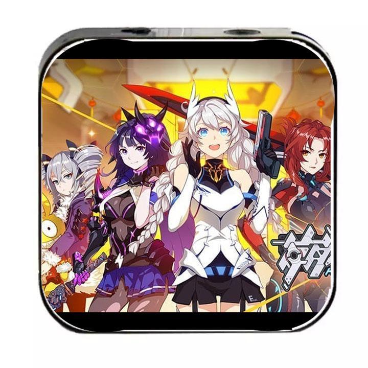 Máy nghe nhạc cầm tay mini ÂM DƯƠNG SƯ CONAN ONEPIECE IDENTITY KIMETSU tặng tai nghe cắm dây sạc mp3 anime chibi