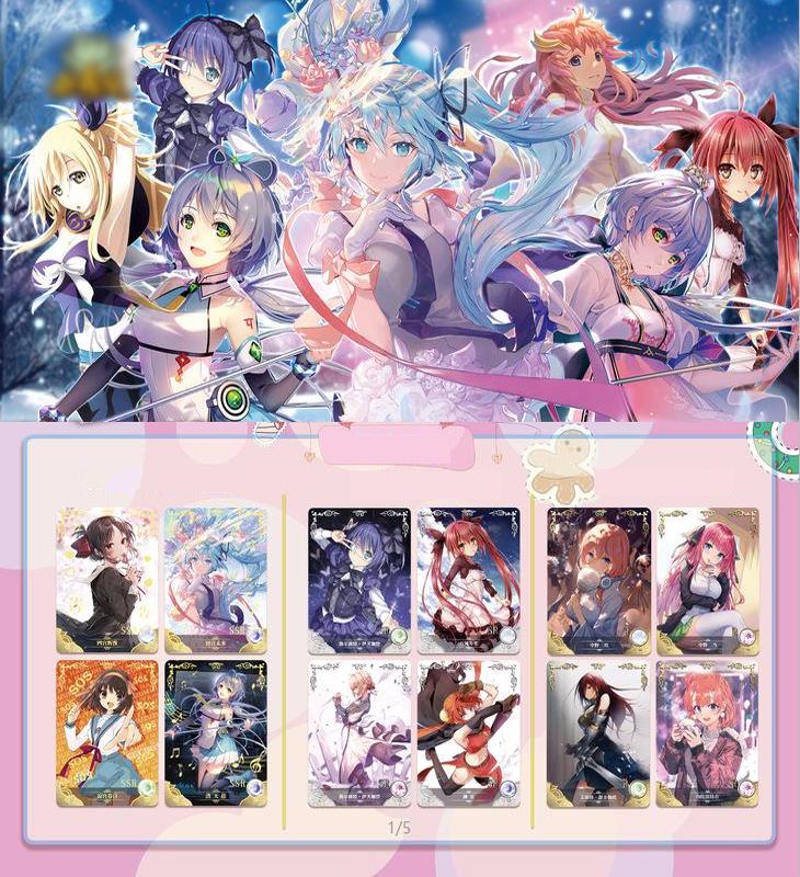 Set 8 ảnh thẻ anime SHOUJO RE : ZERO DATE A LIVE MIKU