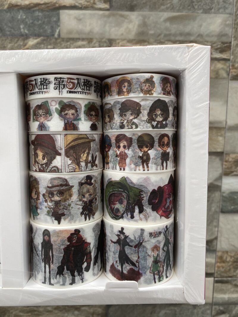 Băng dính Identity V washi tape trang trí bàn học trang trí nhà cửa đẹp