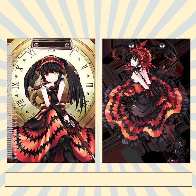 Bảng kẹp bìa giấy A4 in hình anime chibi BUNGOU STRAY DOGS IDENTITY V ONE PICECE đồ dùng học tập xinh xắn tiện lợi
