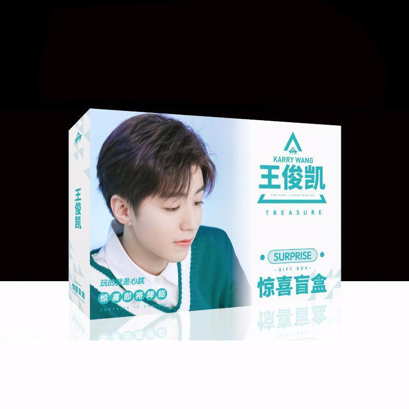 ( Surprise ) Hộp quà VƯƠNG TUẤN KHẢI TFBOYS A5 có poster postcard bookmark in hình thần tượng nhóm nhạc