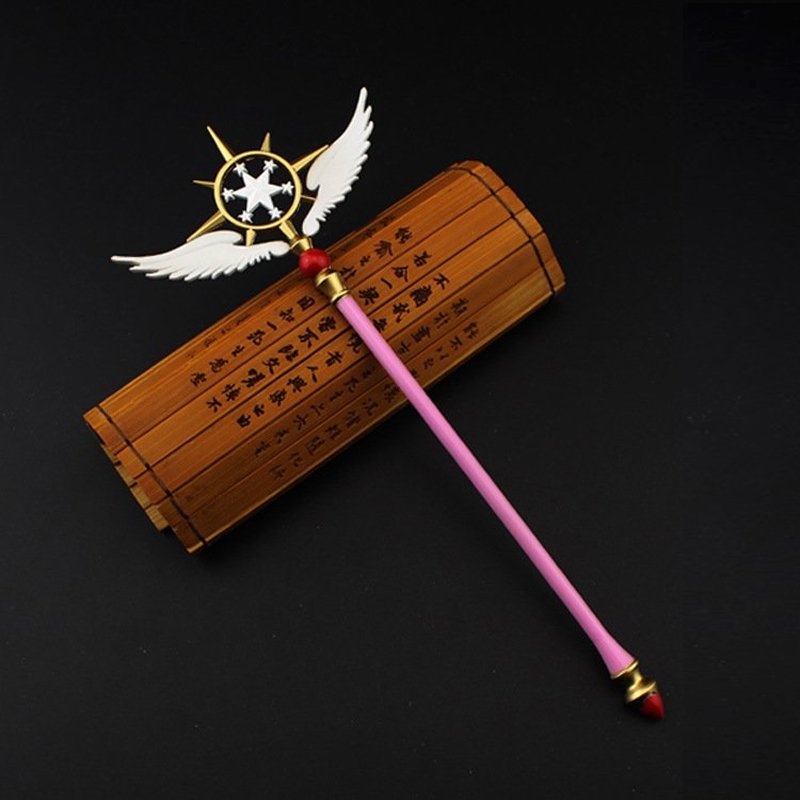 Mô hình mini quyền trượng Sakura Cardcaptor màu hồng