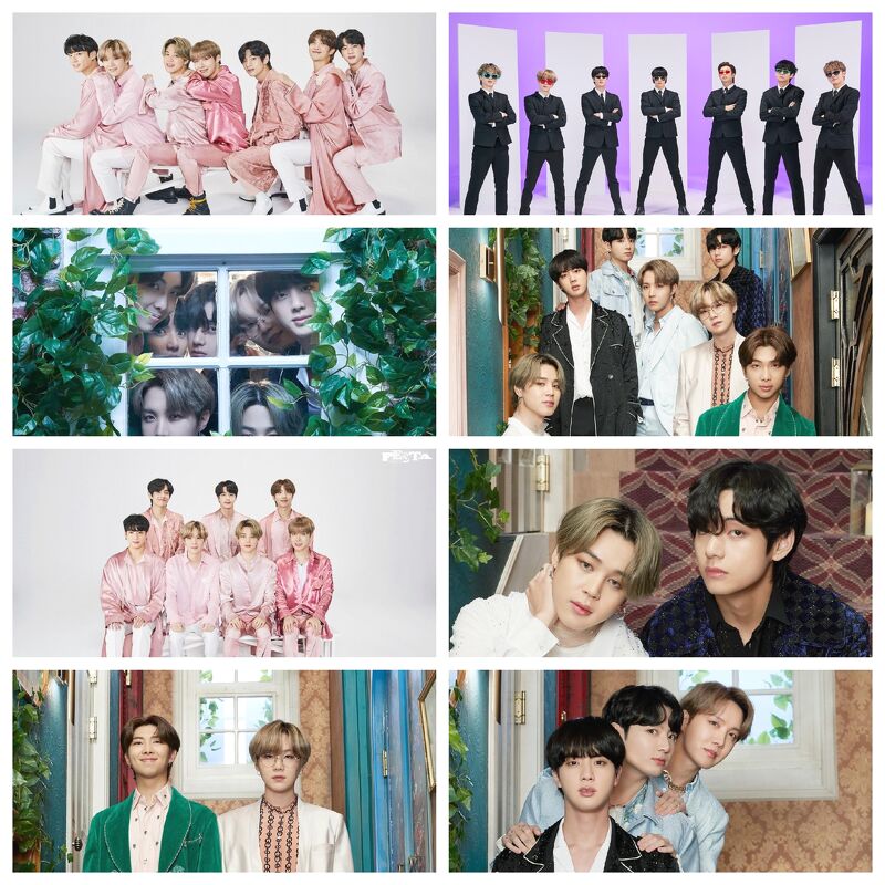 Poster BTS Festa 7th Anniversary 2020 A4 thần tượng idol tranh treo album ảnh in hình đẹp