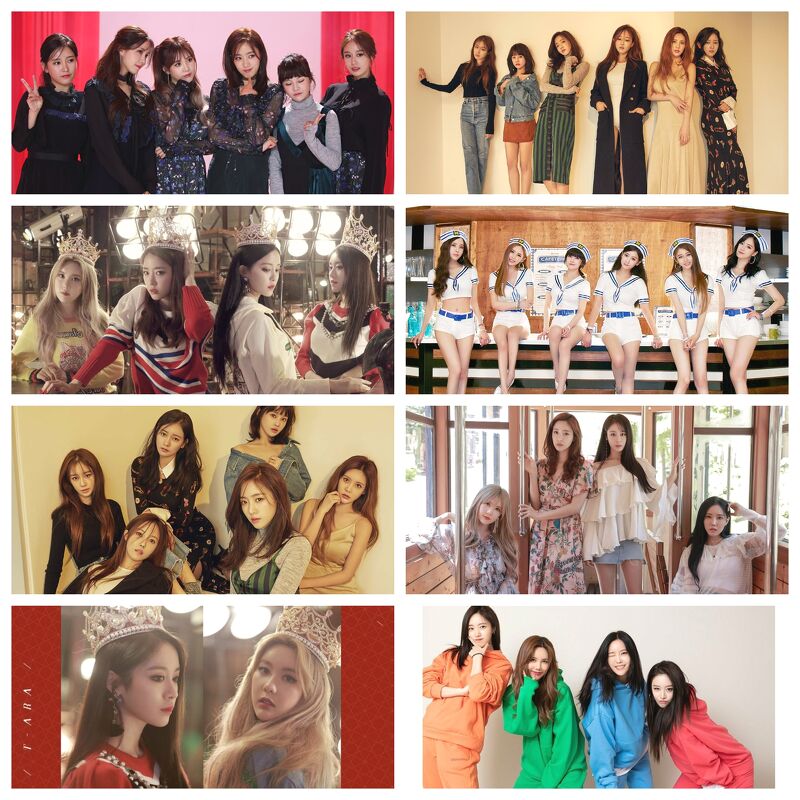 Poster T-ara idol thần tượng tranh treo album ảnh in hình đẹp