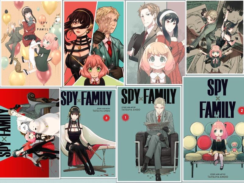 Poster ảnh in hình Spy x Family Gia đình điệp viên game anime 8 tấm