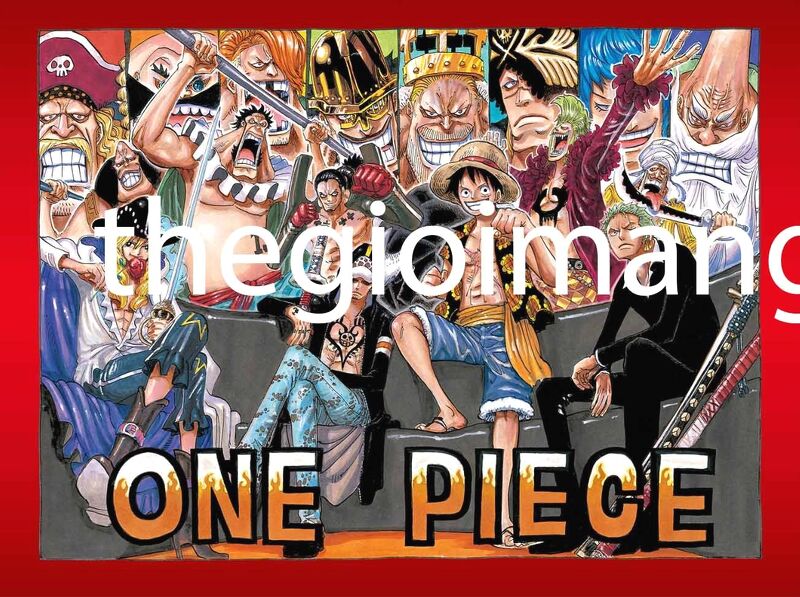 (V04) Tấm Poster anime cao cấp One Piece Đảo Hải Tặc Luffy chibi ảnh đẹp