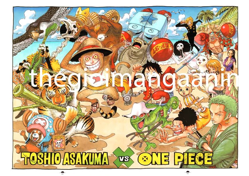 (V04) Tấm Poster anime cao cấp One Piece Đảo Hải Tặc Luffy chibi ảnh đẹp