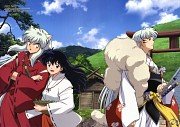 Tấm Poster anime cao cấp giấy 260gsm INUYASHA Khuyển dạ xoa hình chibi ảnh đẹp