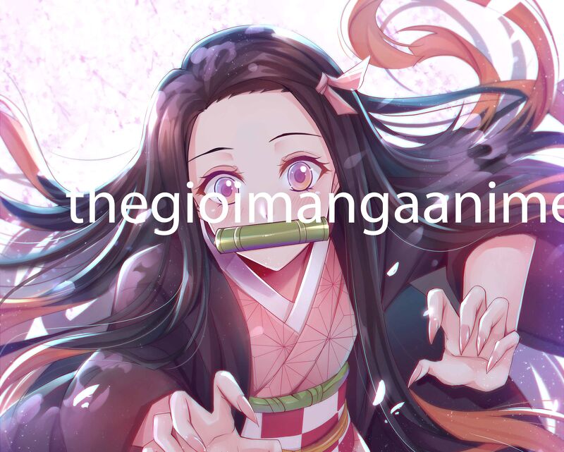 (V01) Tấm Poster anime cao cấp giấy 260gsm Kimetsu no Yaiba Thanh gươm diệt quỷ chibi ảnh đẹp