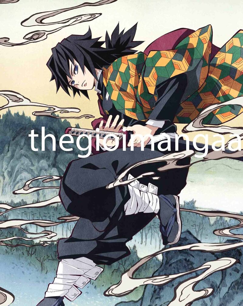 (V03) Tấm Poster anime cao cấp giấy 260gsm Kimetsu no Yaiba Thanh gươm diệt quỷ hình chibi ảnh đẹp