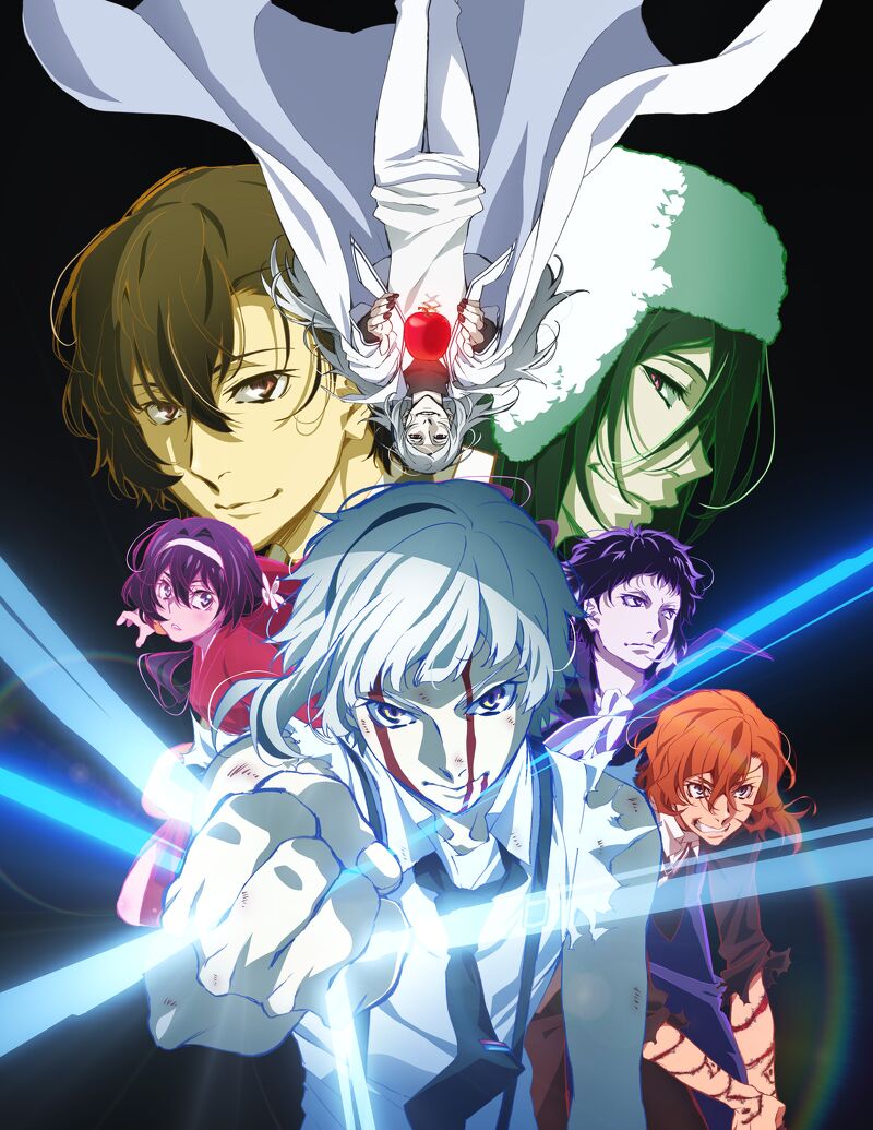 (V01) Tấm Poster anime cao cấp giấy 260gsm BUNGOU STRAY DOGS Văn hào lưu lạc hình chibi ảnh đẹp