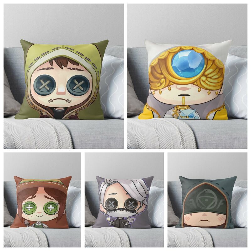 ( G2 ) Gối vuông in hình anime chibi IDENTITY V NHÂN CÁCH THỨ NĂM dễ thương xinh xắn trang trí trưng bày đẹp