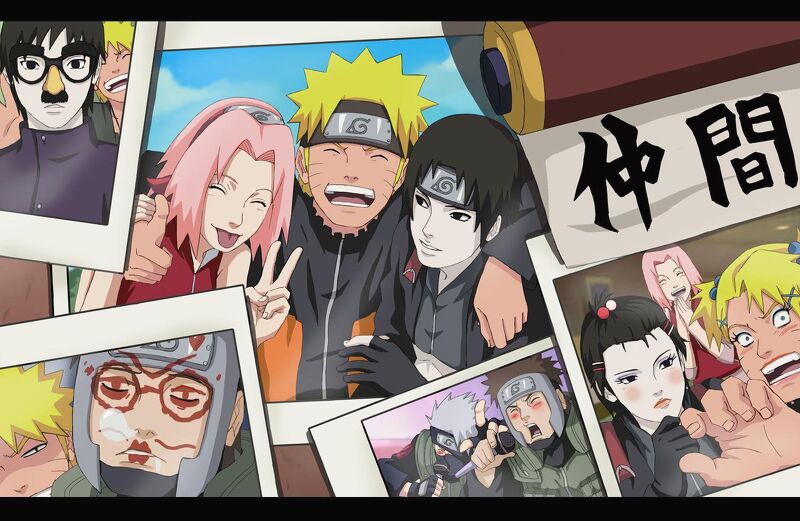 (V02) Tấm Poster anime cao cấp giấy 260gsm NARUTO Cửu hồ vĩ làng Lá chibi ảnh đẹp