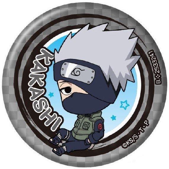 ( ver ĐẦU TO CHIBI ) Huy hiệu cài áo in hình NARUTO phụ kiện anime chibi xinh xắn