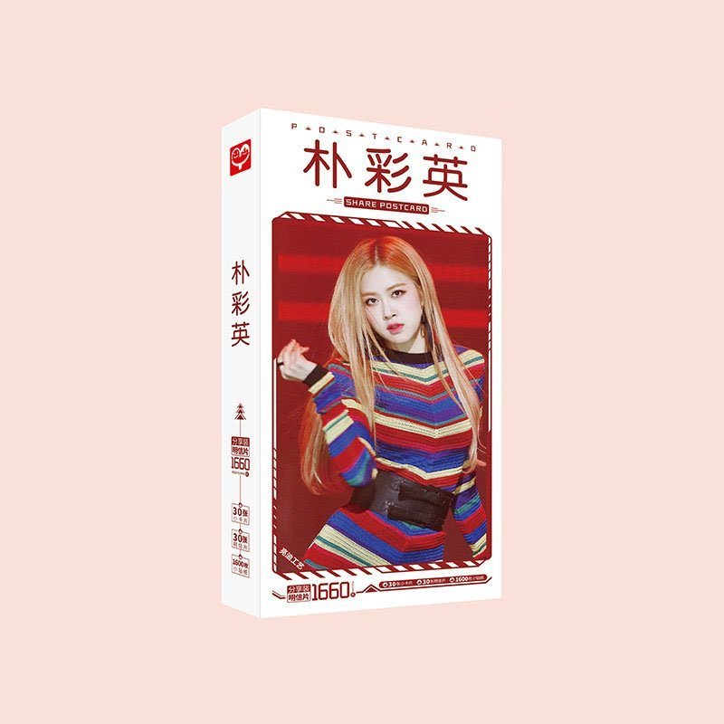 Hộp ảnh postcard in hình ROSE BLACKPINK in hình PARK CHAE YEONG idol 1660 ảnh