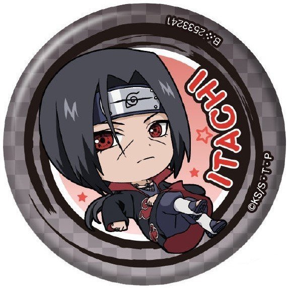 ( ver ĐẦU TO CHIBI ) Huy hiệu cài áo in hình NARUTO phụ kiện anime chibi xinh xắn