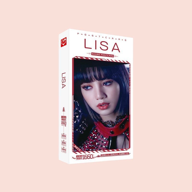 Hộp ảnh postcard in hình LISA BLACKPINK in hình idol 1660 ảnh