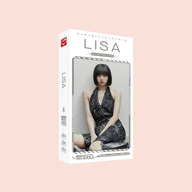 Hộp ảnh postcard in hình LISA BLACKPINK in hình idol 1660 ảnh