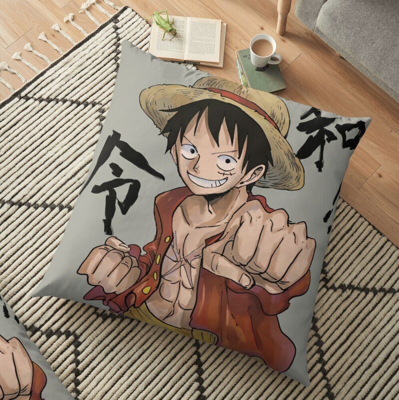 ( M01 ) Gối in hình anime chibi ONE PIECE ĐẢO HẢI TẶC dễ thương tiện lợi chất đẹp