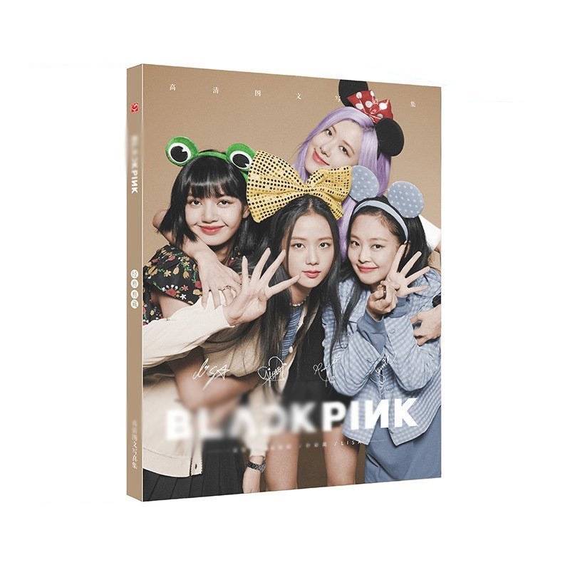 Album ảnh photobook A4 BLACKPINK LISA ROSE JENNIE JISOO tặng kèm poster idol kpop