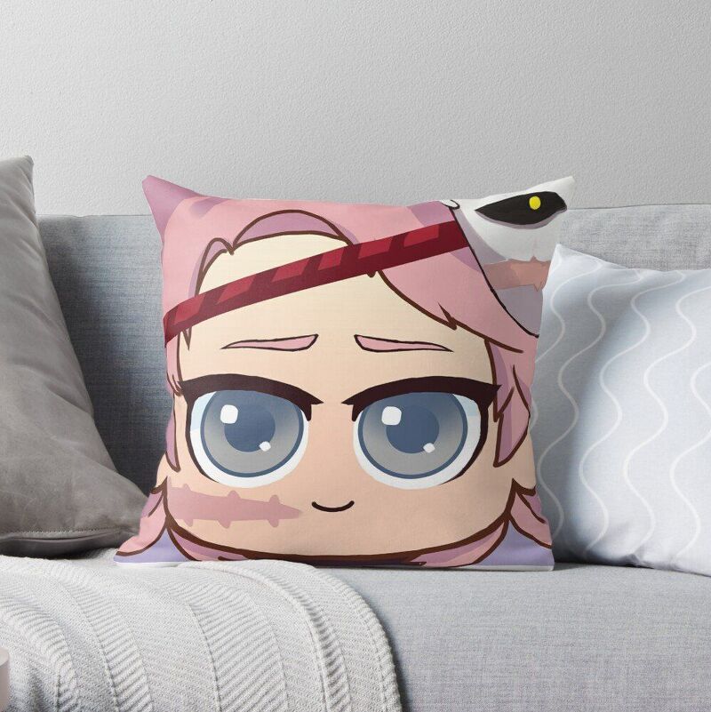 ( ver ĐẦU CHIBI ) Gối in hình anime chibi KIMETSU NO YAIBA THANH GƯƠM DIỆT QUỶ dễ thương tiện lợi chất đẹp