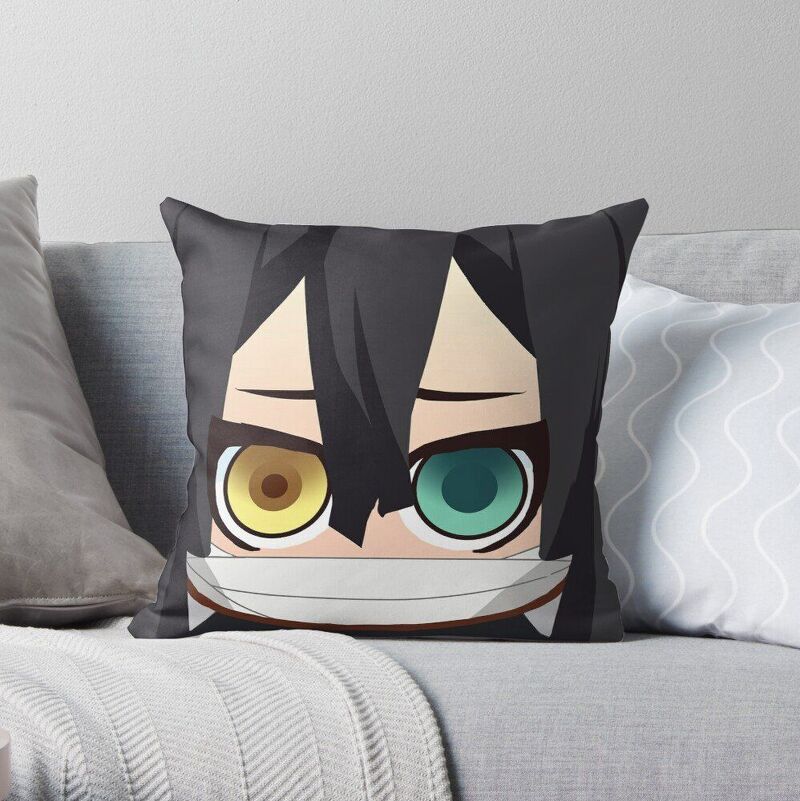 ( ver ĐẦU CHIBI ) Gối in hình anime chibi KIMETSU NO YAIBA THANH GƯƠM DIỆT QUỶ dễ thương tiện lợi chất đẹp