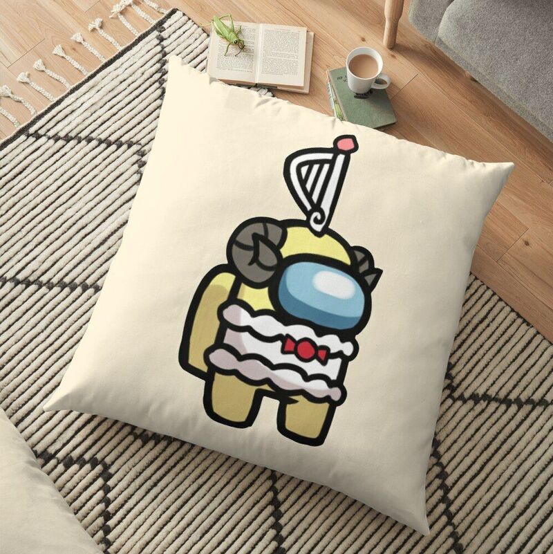 ( ver HÓA TRANG ) Gối in hình anime chibi game AMONG US dễ thương tiện lợi chất đẹp