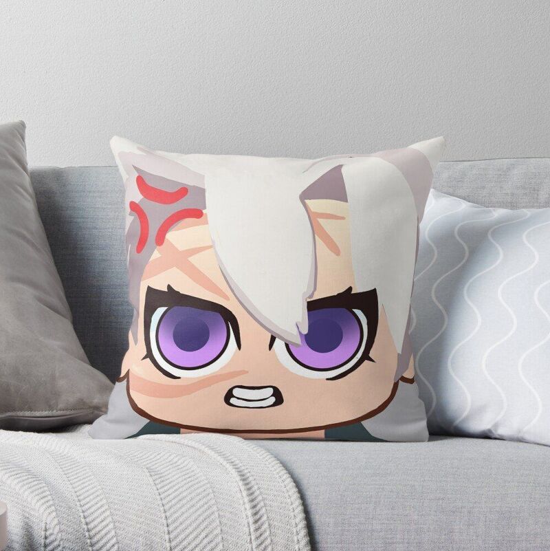 ( ver ĐẦU CHIBI ) Gối in hình anime chibi KIMETSU NO YAIBA THANH GƯƠM DIỆT QUỶ dễ thương tiện lợi chất đẹp