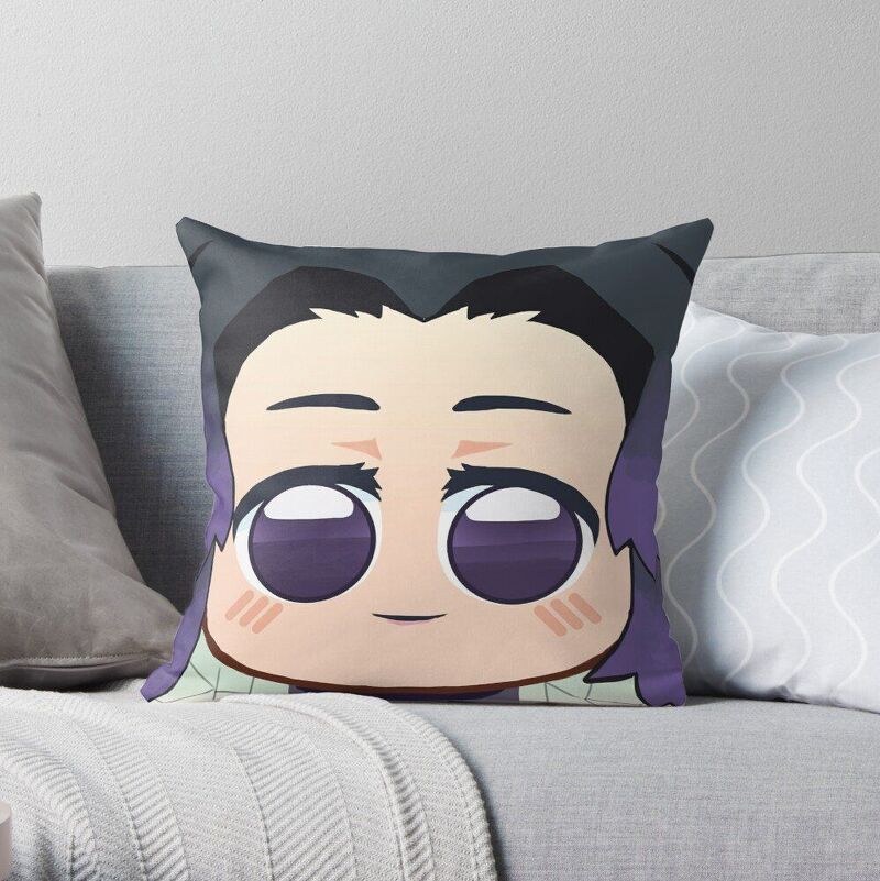 ( ver ĐẦU CHIBI ) Gối in hình anime chibi KIMETSU NO YAIBA THANH GƯƠM DIỆT QUỶ dễ thương tiện lợi chất đẹp