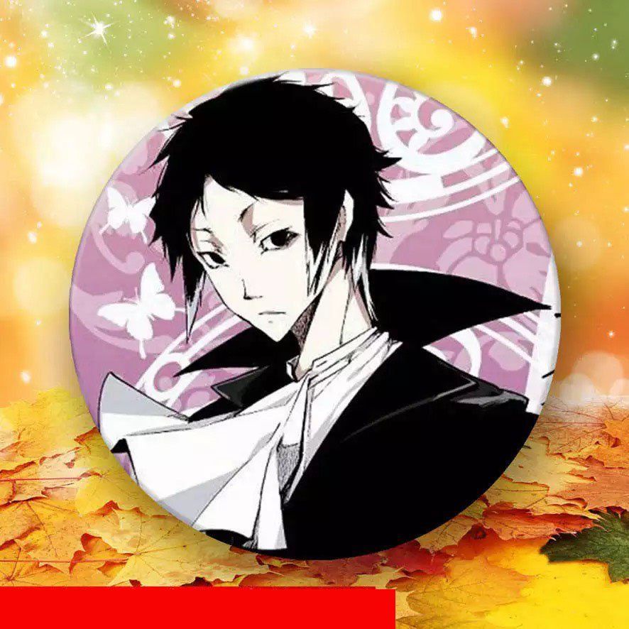 ( 1c ) Huy hiệu cài áo in hình BUNGOU STRAY DOGS ver ĐIỆP phụ kiện cài áo anime chibi xinh xắn