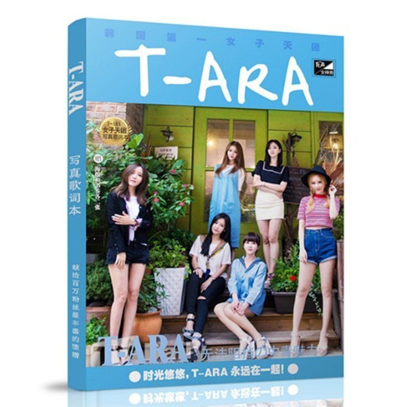 Album ảnh photobook T ARA BÌA XANH 2021 A4 album ảnh tặng kèm poster tập ảnh mẫu mới