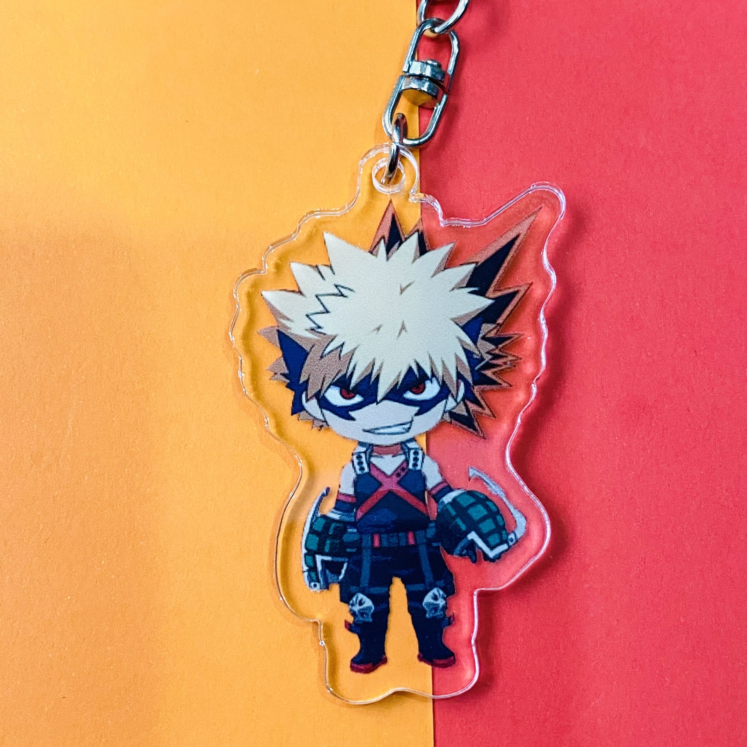 ( Mica trong acrylic ) Móc khóa Boku No Hero Academia Học viện anh hùng ver single quà tặng xinh xắn dễ thương chibi anime