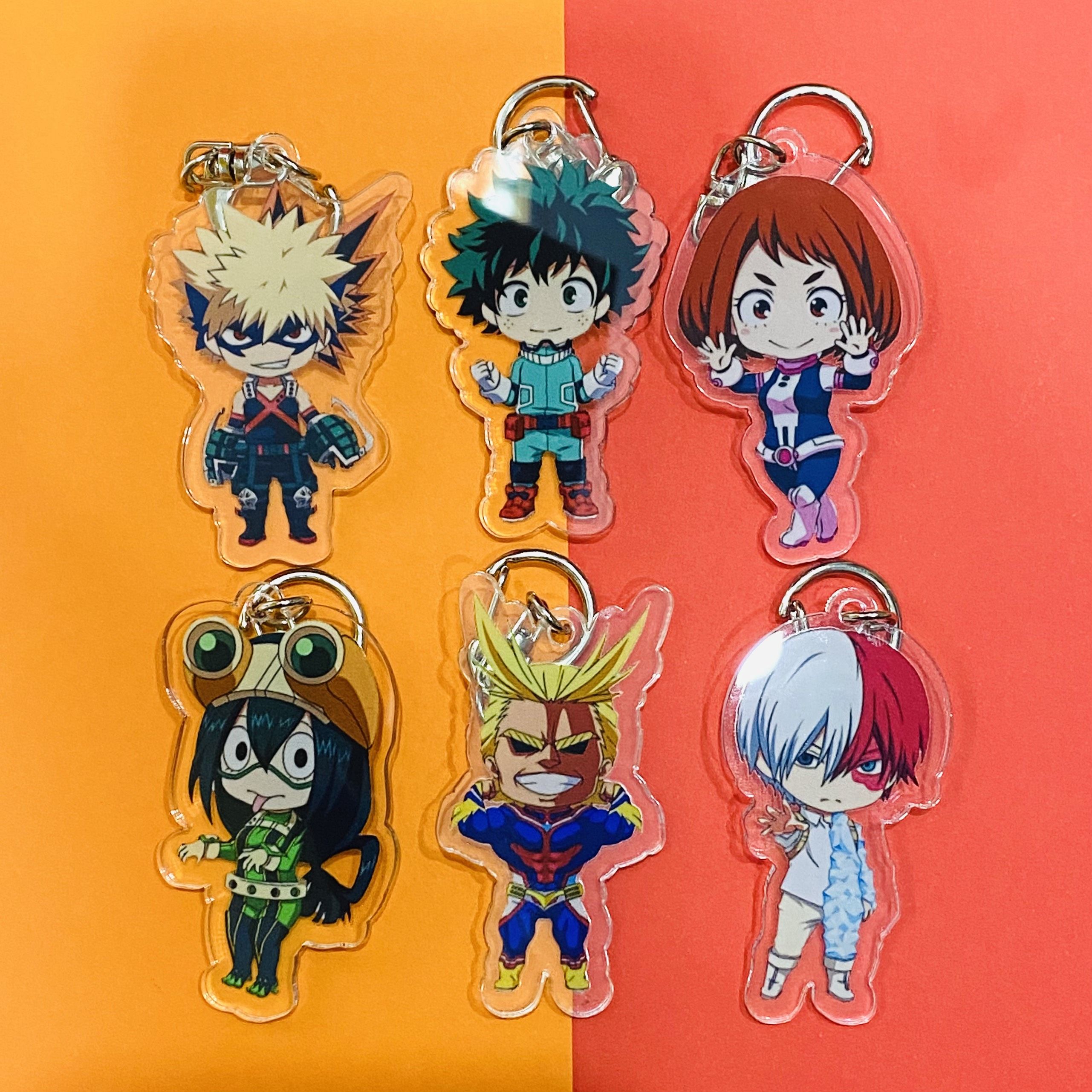 ( Mica trong acrylic ) Móc khóa Boku No Hero Academia Học viện anh hùng ver single quà tặng xinh xắn dễ thương chibi anime