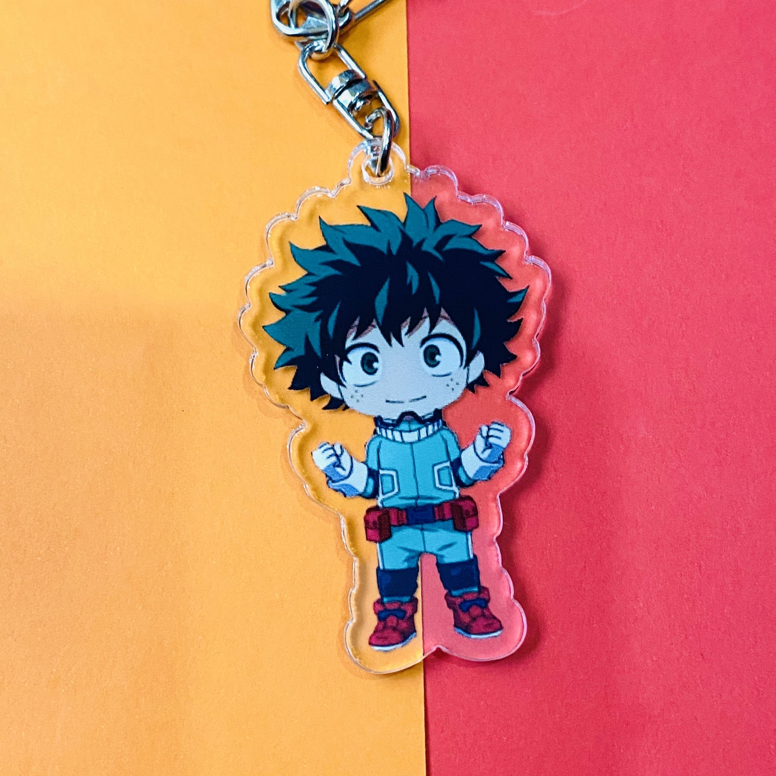 ( Mica trong acrylic ) Móc khóa Boku No Hero Academia Học viện anh hùng ver single quà tặng xinh xắn dễ thương chibi anime