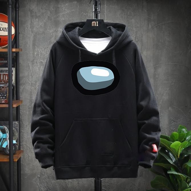 Áo Hoodie in hình ĐÔI MẮT AMONG US áo nỉ dày dặn phong cách Hàn Quốc anime chibi xinh xắn