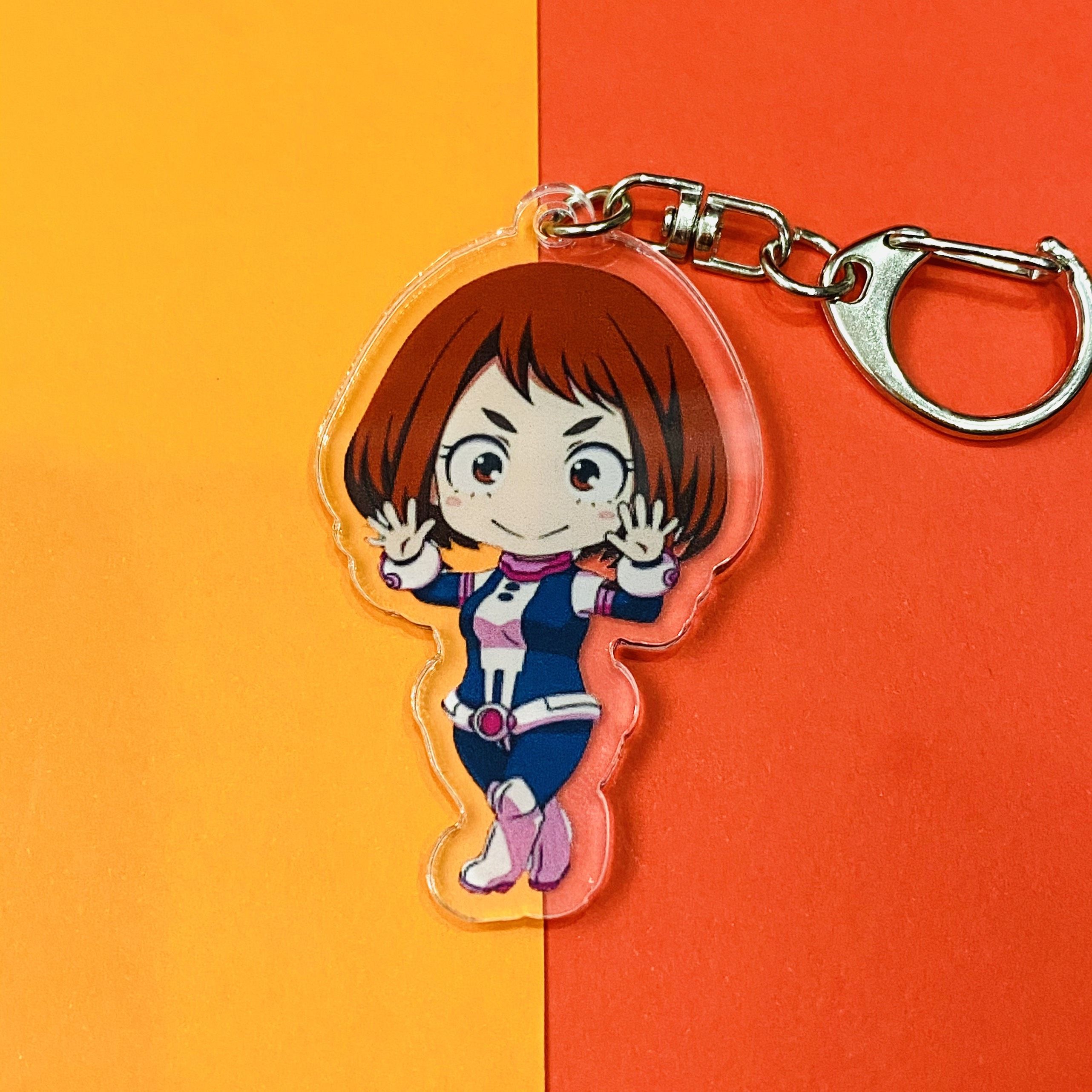 ( Mica trong acrylic ) Móc khóa Boku No Hero Academia Học viện anh hùng ver single quà tặng xinh xắn dễ thương chibi anime