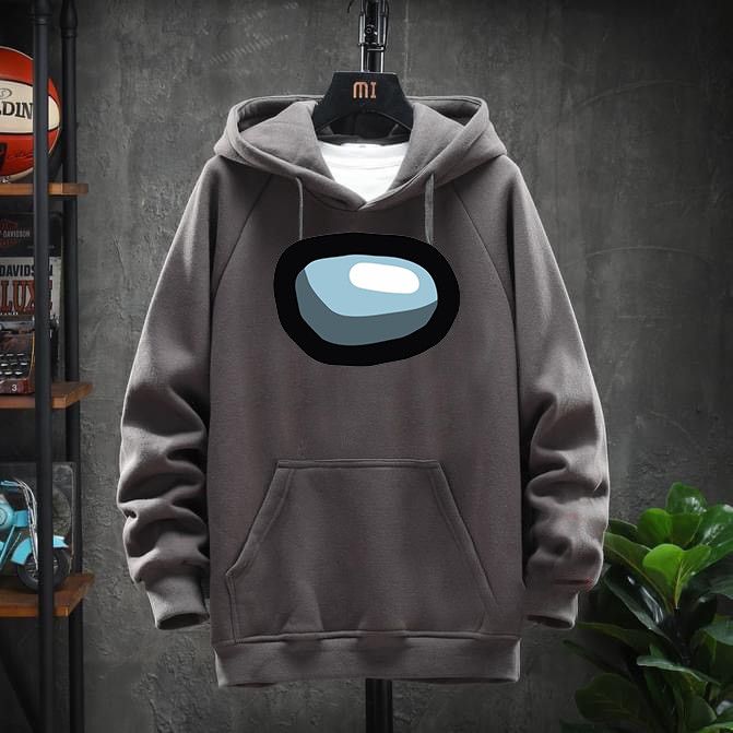 Áo Hoodie in hình ĐÔI MẮT AMONG US áo nỉ dày dặn phong cách Hàn Quốc anime chibi xinh xắn