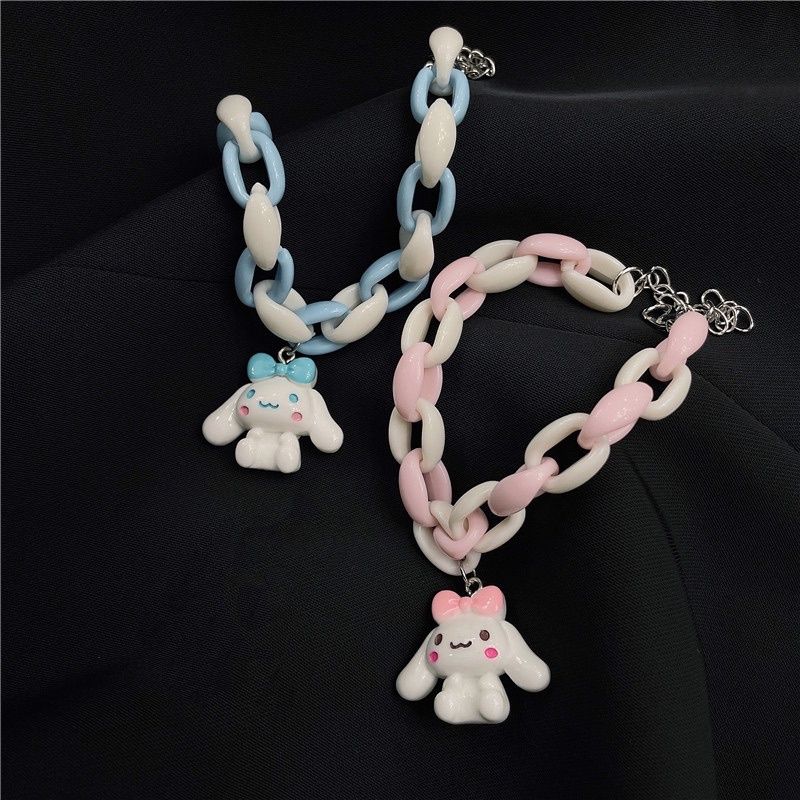 Vòng Tay Charm Thỏ Trắng Cinnamoroll