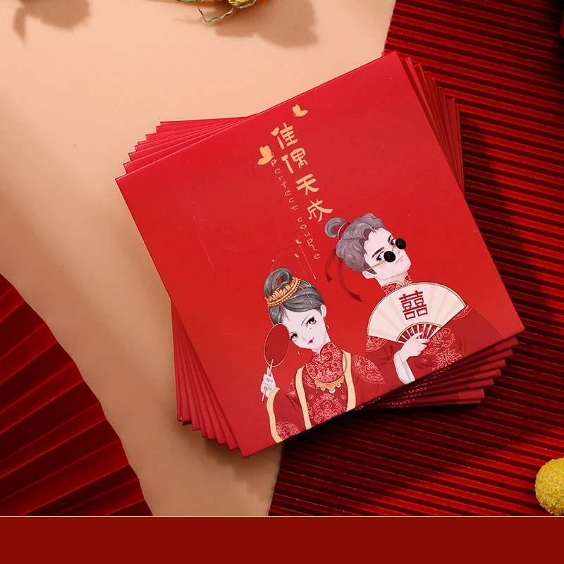 Bao lì xì song hỷ cô dâu chú rể cưới nhiều mẫu xinh xắn tiện lợi
