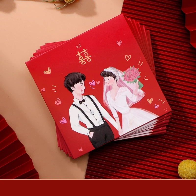 Bao lì xì song hỷ cô dâu chú rể cưới nhiều mẫu xinh xắn tiện lợi