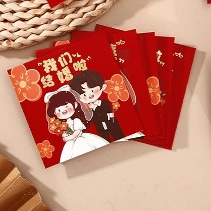 Bao lì xì song hỷ cô dâu chú rể cưới nhiều mẫu xinh xắn tiện lợi
