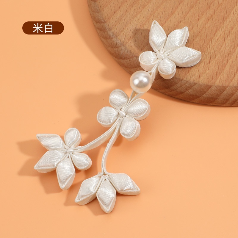 Nút hoa dài cao cấp trang trí sườn xám phụ kiện may áo phong cách cổ trang