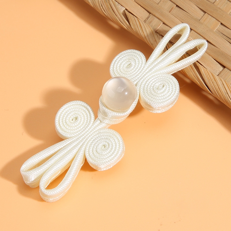 Combo 10 Nút Ếch Ngọc Trang Trí Cho Áo Dài Sườn Xám Phong Cách Trung Hoa Cổ Trang Hán Phục DIY Khuy Cài Áo
